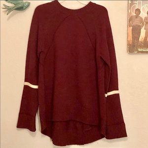 Burgundy oversized sweater